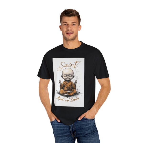 Mindfulness Saint Unisex T-Shirt - Spiritual & Relaxing Design