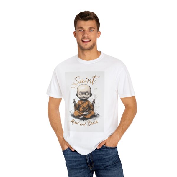 Mindfulness Saint Unisex T-Shirt - Spiritual & Relaxing Design