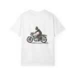 Men Garment-Dyed T-Shirt - "Not A Metal, It's Emotion" - Biker Tee