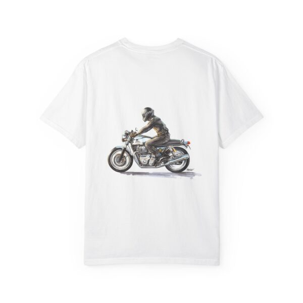 Men Garment-Dyed T-Shirt - "Not A Metal, It's Emotion" - Biker Tee