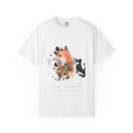 Unisex Garment-Dyed T-Shirt - Protect Your Peace Fox Design