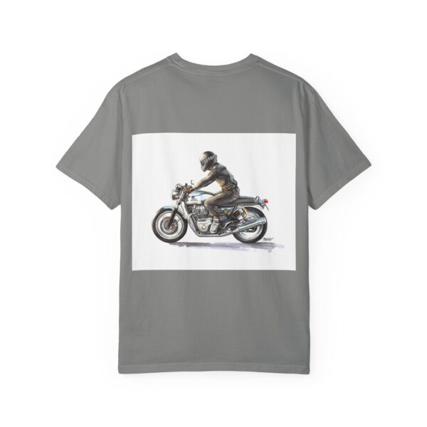 Men Garment-Dyed T-Shirt - "Not A Metal, It's Emotion" - Biker Tee