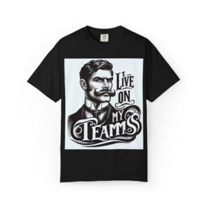 Live On My Teams - T-shirt | Vintage Graphic Tee for Team Supporters & Events