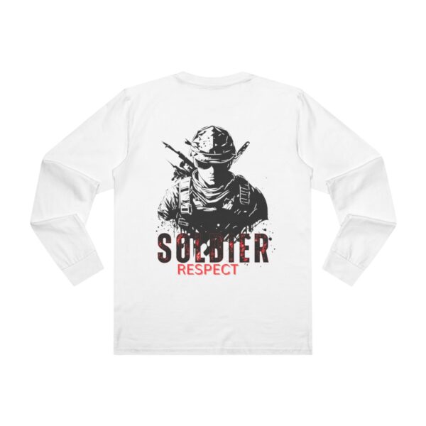 Men's Soldier Respect Longsleeve Tee - Honoring Warriors