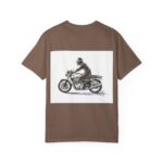 Men Garment-Dyed T-Shirt - "Not A Metal, It's Emotion" - Biker Tee