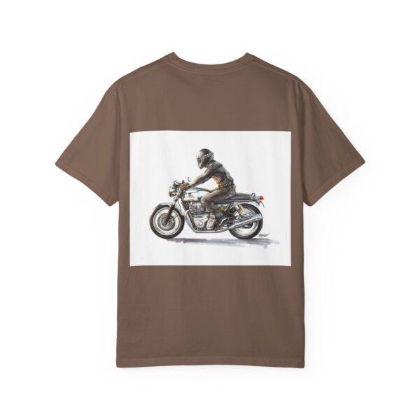 Men Garment-Dyed T-Shirt - "Not A Metal, It's Emotion" - Biker Tee