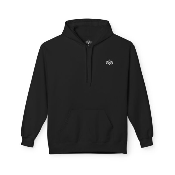 Basketball Is Never Over Hoodie — Fire Flame Back Graphic Pullover